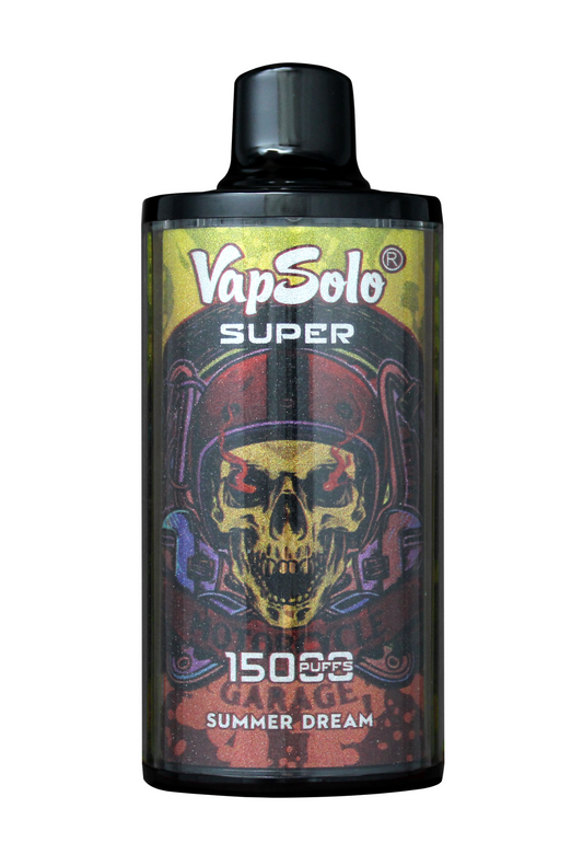 VAPSOLO SUPER  15.000 PUFFS - BIFRUTAS NARANJA